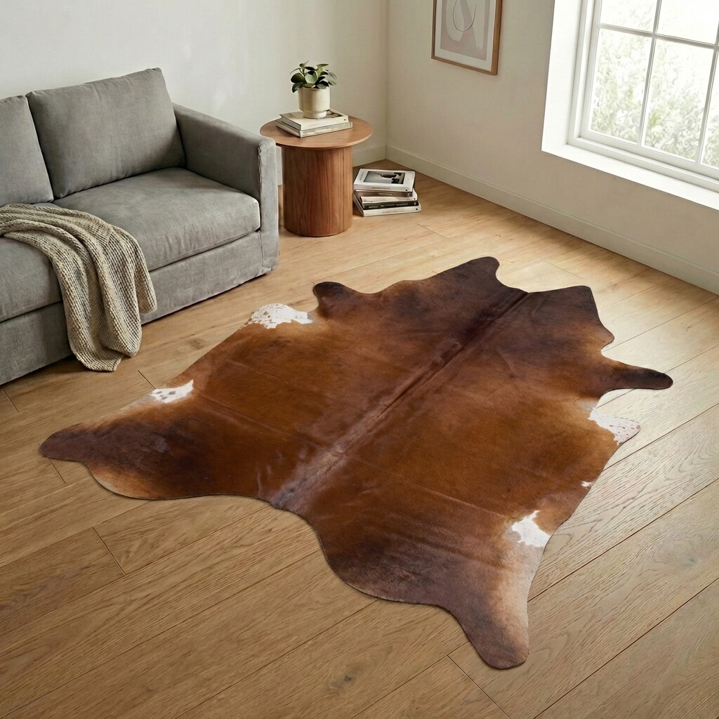 Koeienhuid Vloerkleed 248x213 cm - image 1
