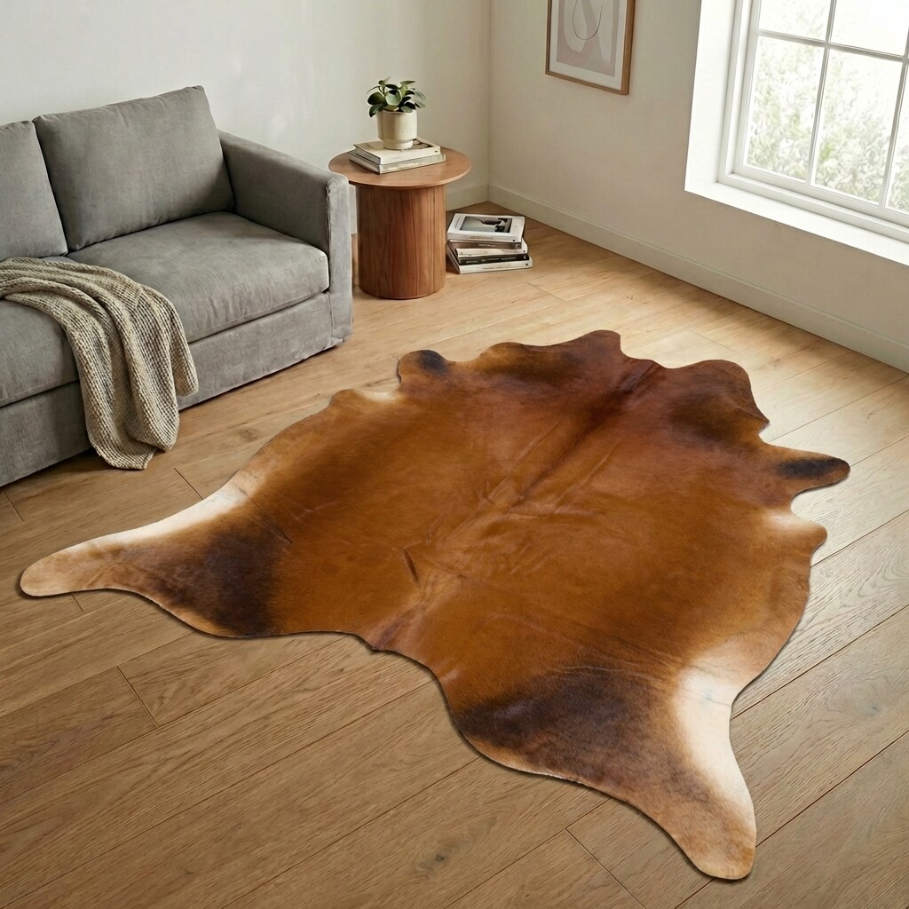 Koeienhuid Vloerkleed 259x228 cm - image 1