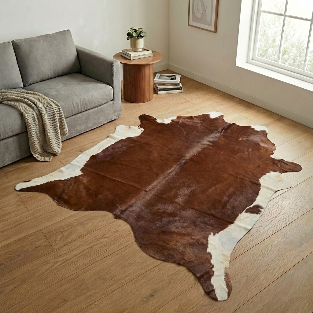 Koeienhuid Vloerkleed 244x228 cm - image 1