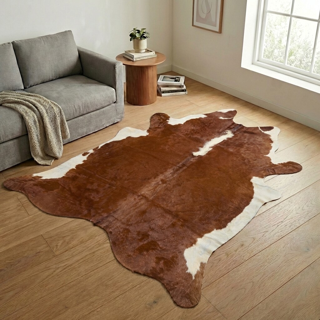Koeienhuid Vloerkleed 255x224 cm - image 1
