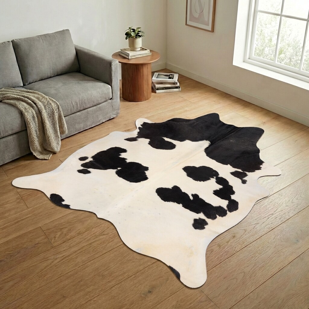 Koeienhuid Vloerkleed 256x216 cm - image 1