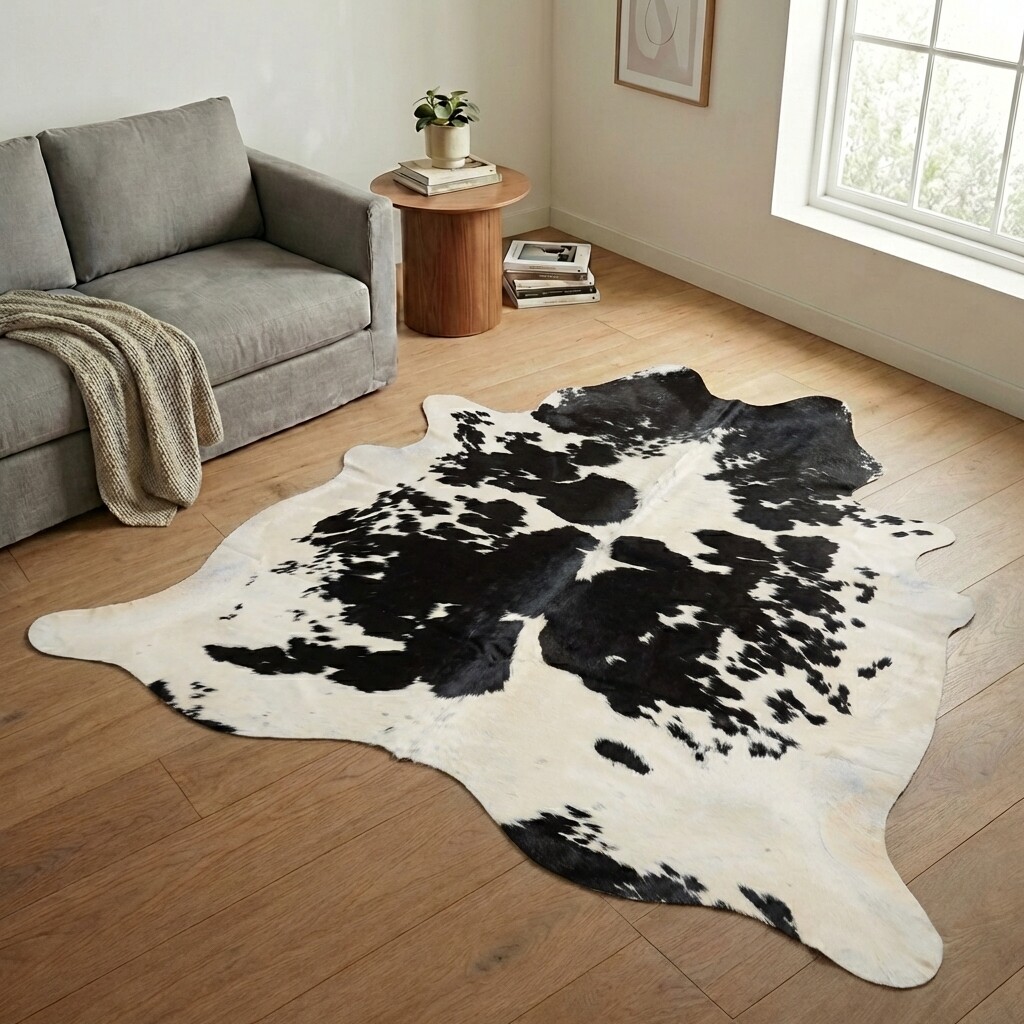 Koeienhuid Vloerkleed 235x219 cm - image 1