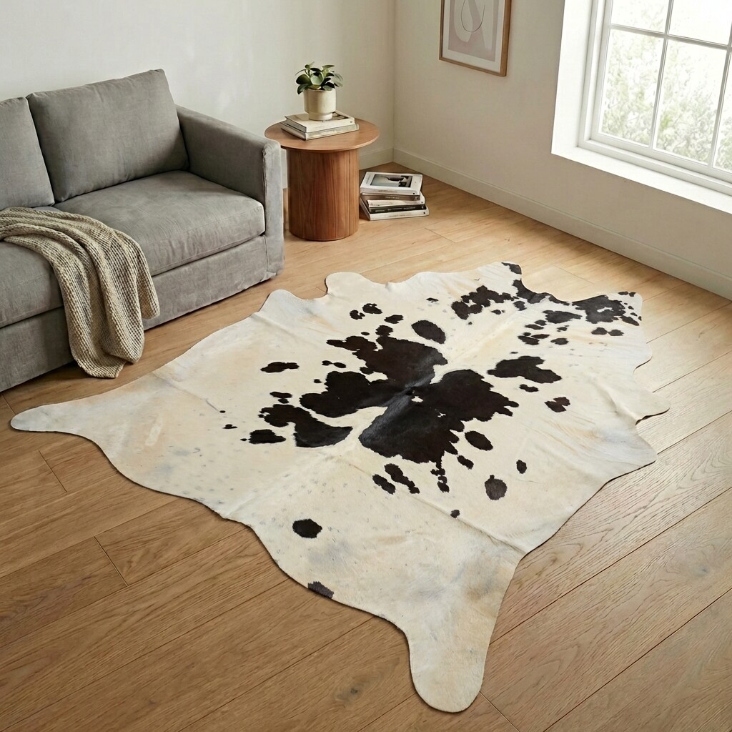 Koeienhuid Vloerkleed 247x229 cm - image 1
