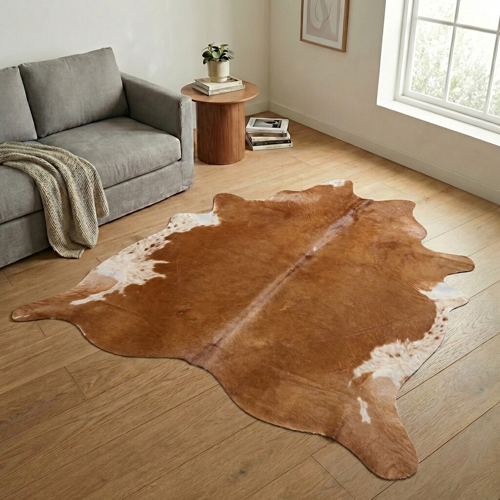 Koeienhuid Vloerkleed 236x230 cm - image 1