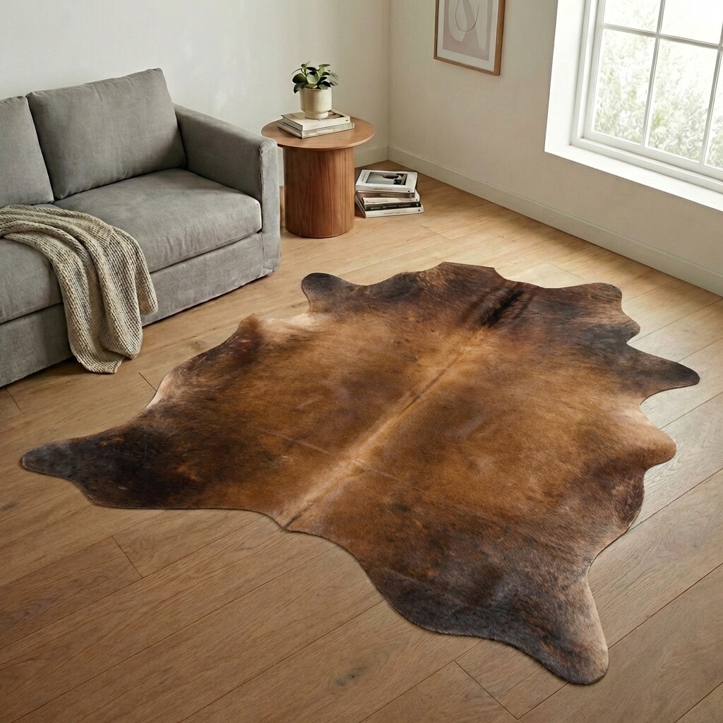 Koeienhuid Vloerkleed 242x199 cm - image 1