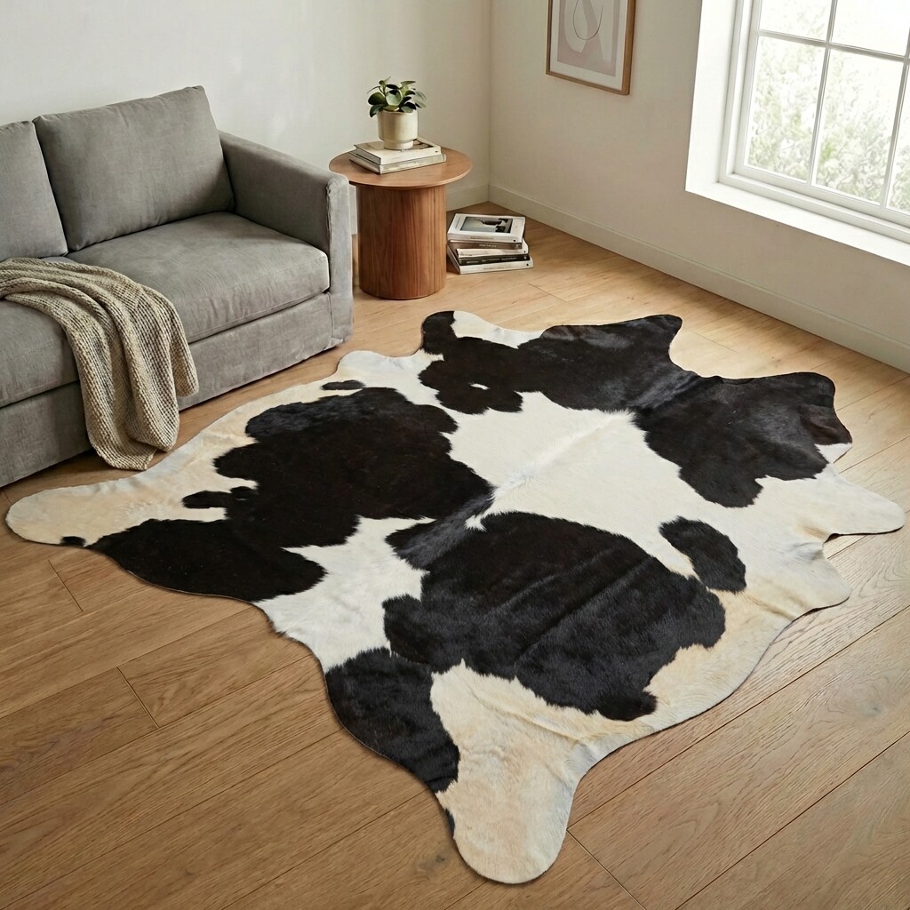 Koeienhuid Vloerkleed 238x204 cm - image 1