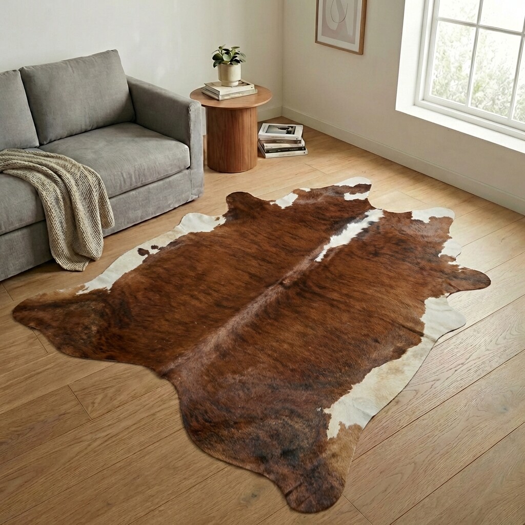 Koeienhuid Vloerkleed 243x222 cm - image 1