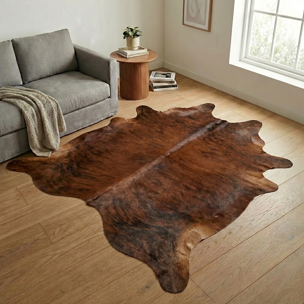 Koeienhuid Vloerkleed 243x218 cm - image 1