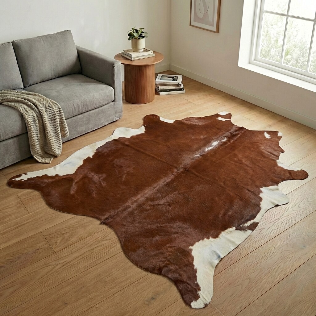 Koeienhuid Vloerkleed 237x226 cm - image 1