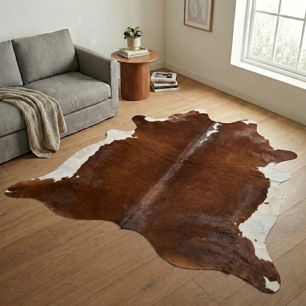 Koeienhuid Vloerkleed 240x222 cm - image 1