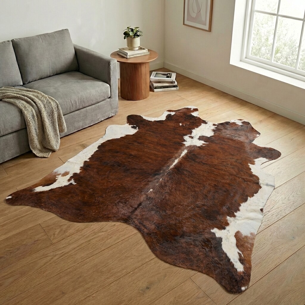 Koeienhuid Vloerkleed 240x216 cm - image 1