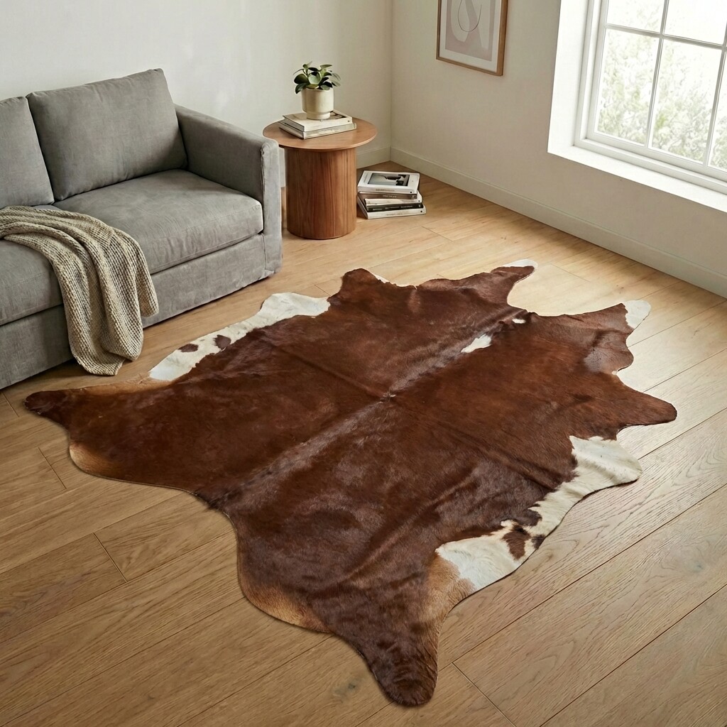 Koeienhuid Vloerkleed 238x235 cm - image 1