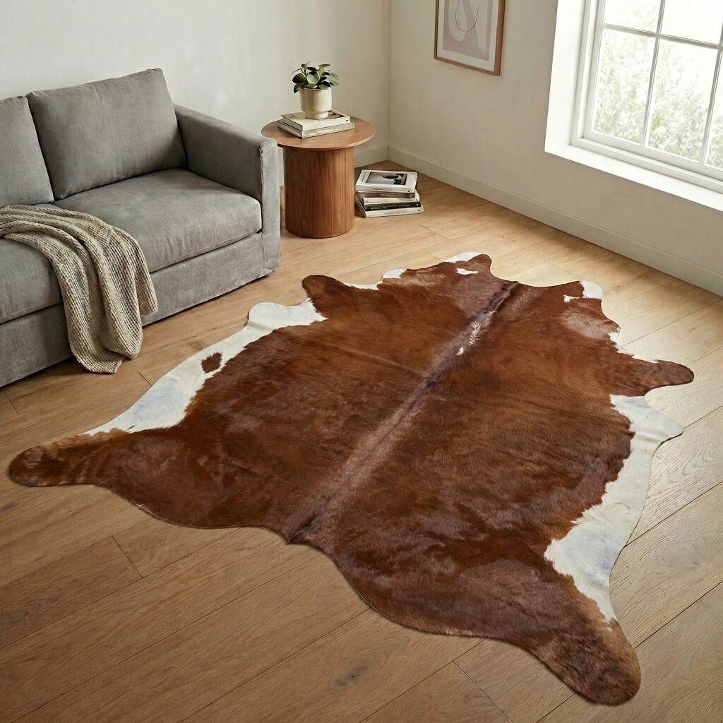 Koeienhuid Vloerkleed 256x224 cm - image 1