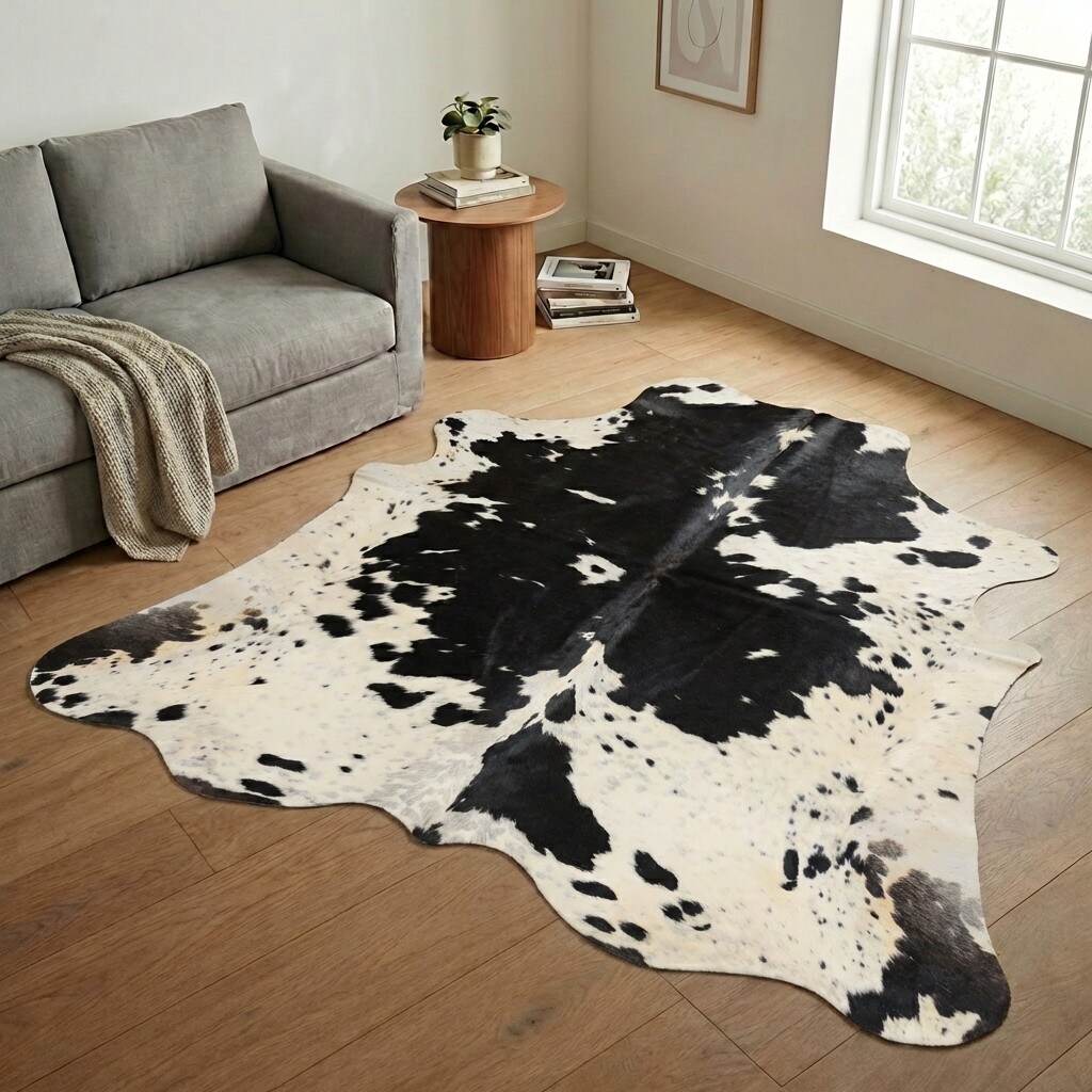 Koeienhuid Vloerkleed 231x219 cm - image 1