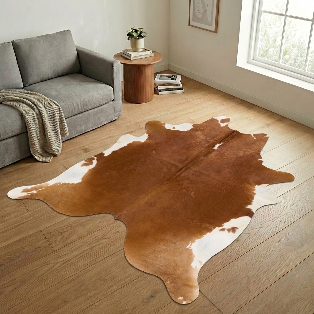 Koeienhuid Vloerkleed 248x227 cm - image 1