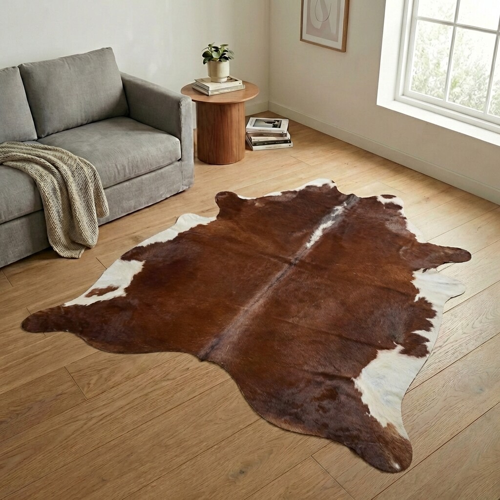 Koeienhuid Vloerkleed 246x217 cm - image 1