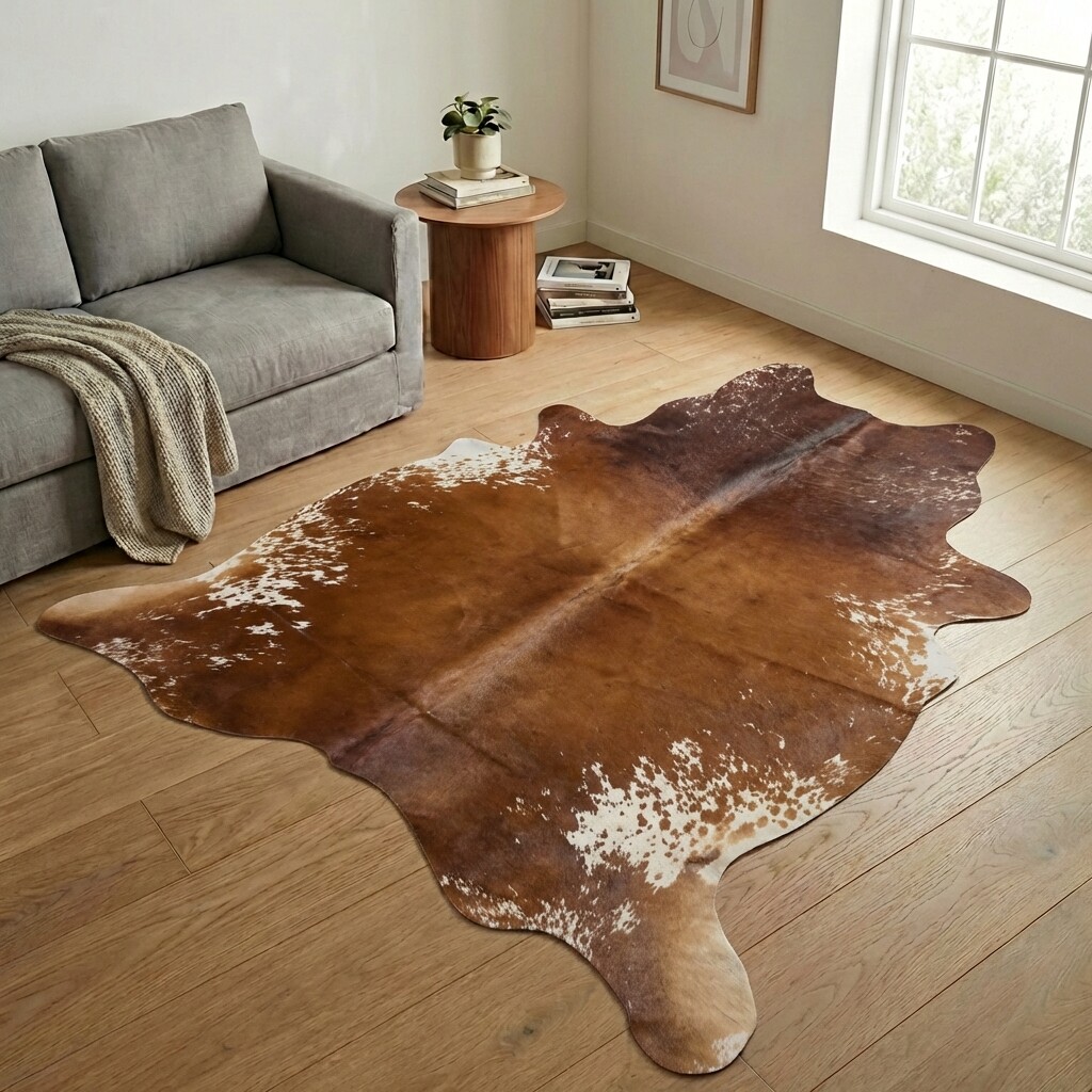 Koeienhuid Vloerkleed 251x225 cm - image 1
