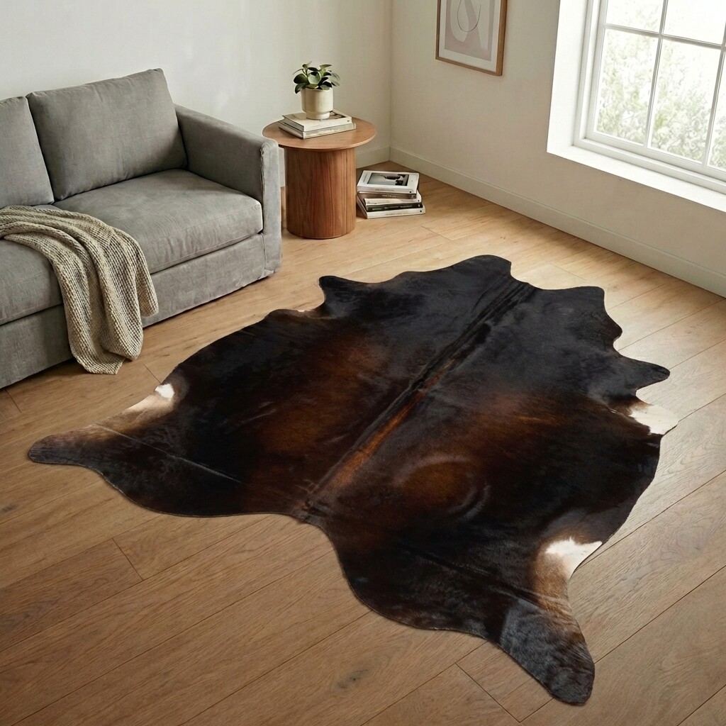 Koeienhuid Vloerkleed 244x228 cm - image 1
