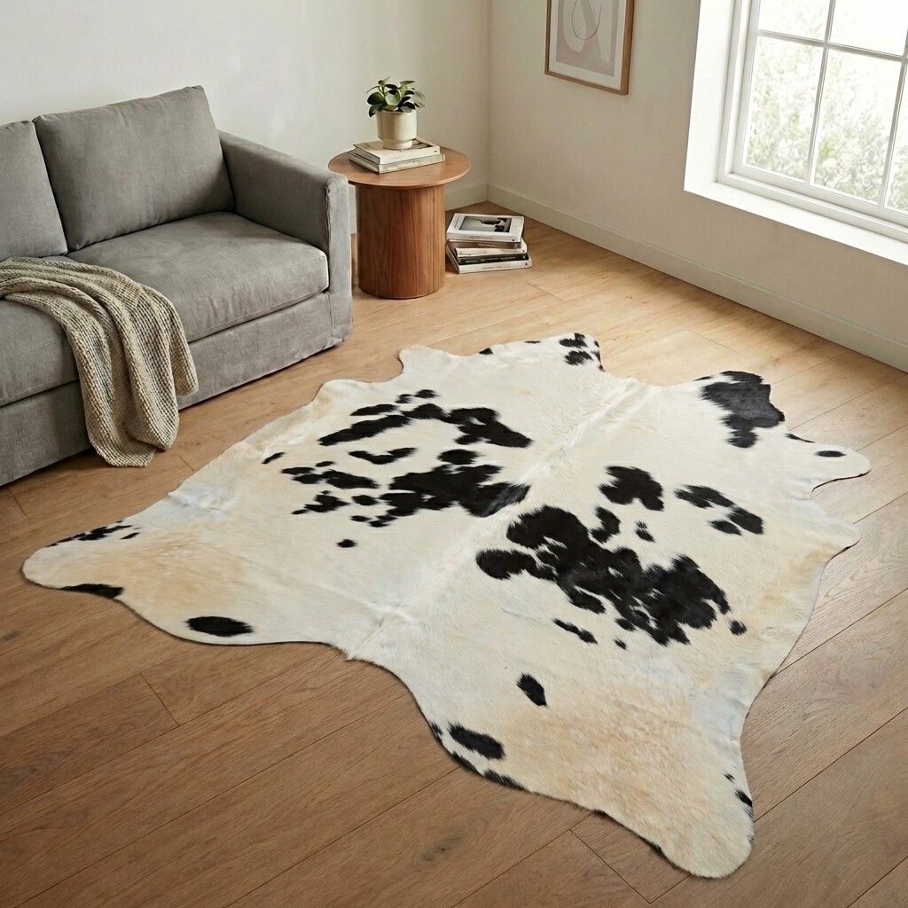 Koeienhuid Vloerkleed 229x217 cm - image 1