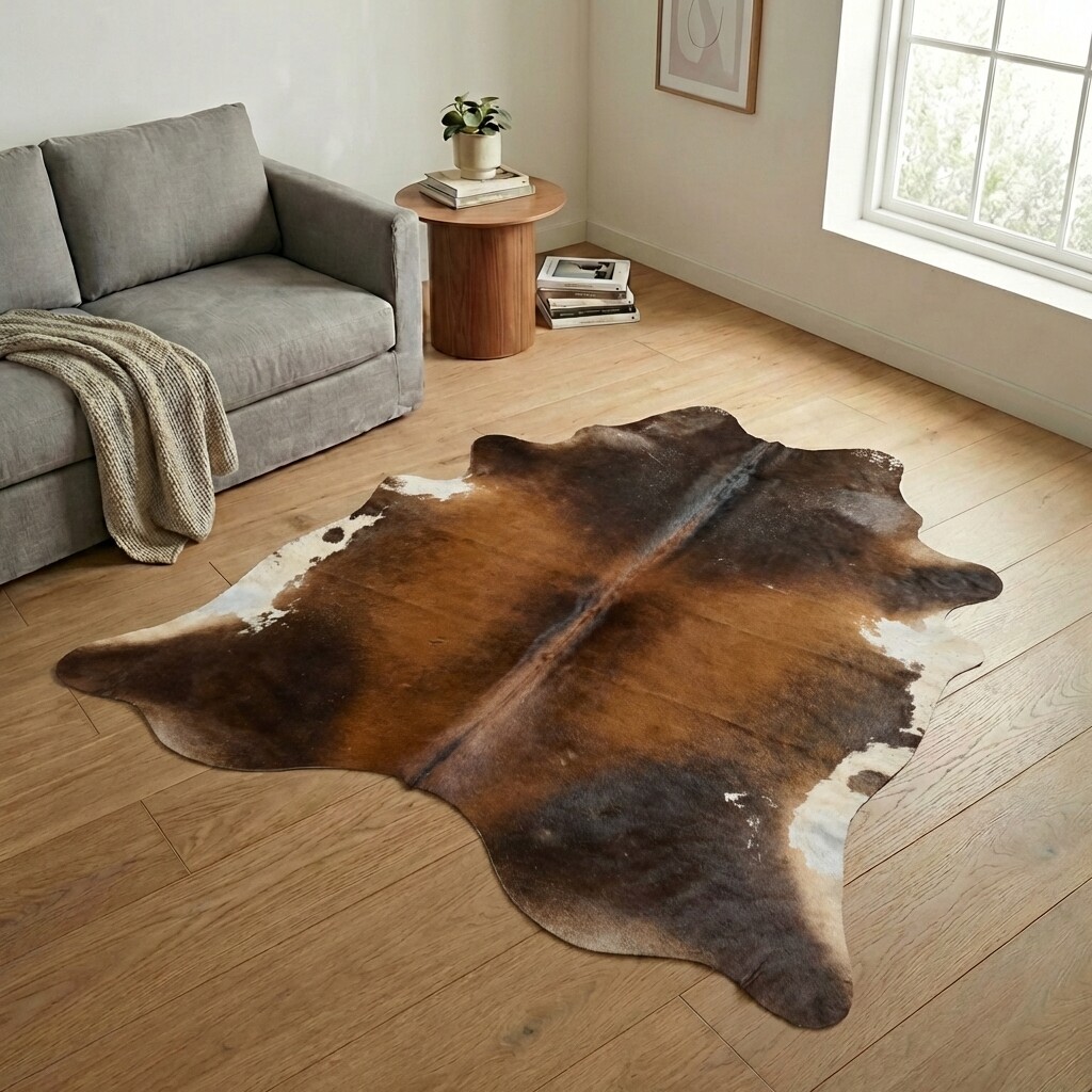 Koeienhuid Vloerkleed 237x218 cm - image 1