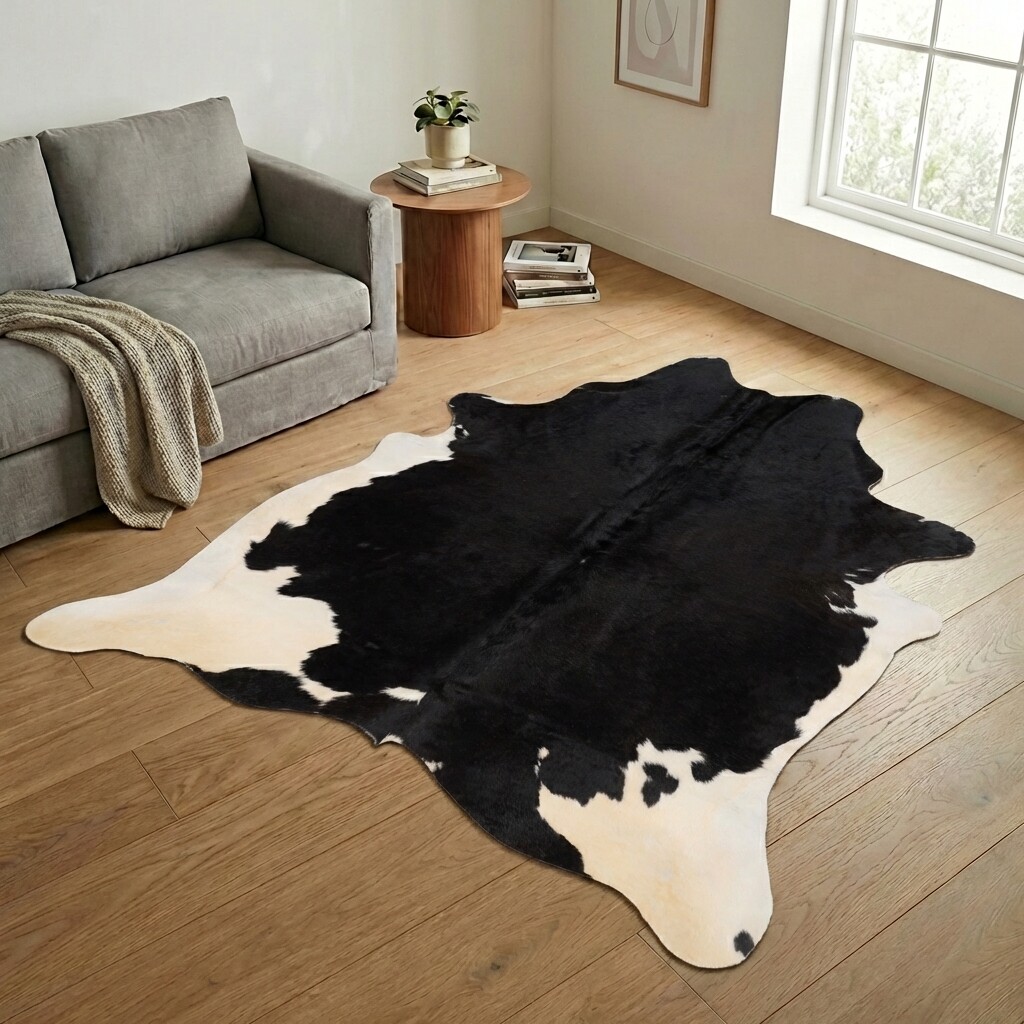 Koeienhuid Vloerkleed 252x223 cm - image 1