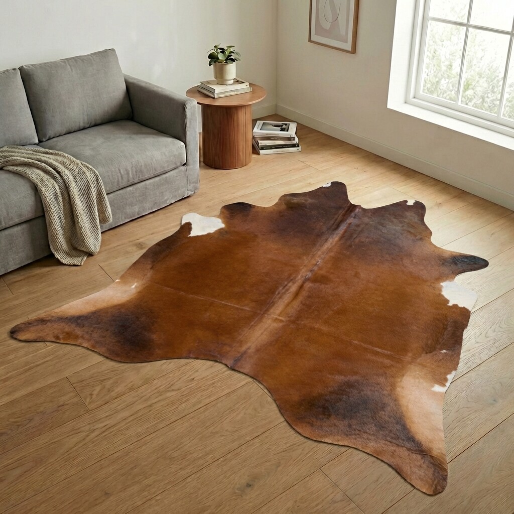 Koeienhuid Vloerkleed 248x221 cm - image 1