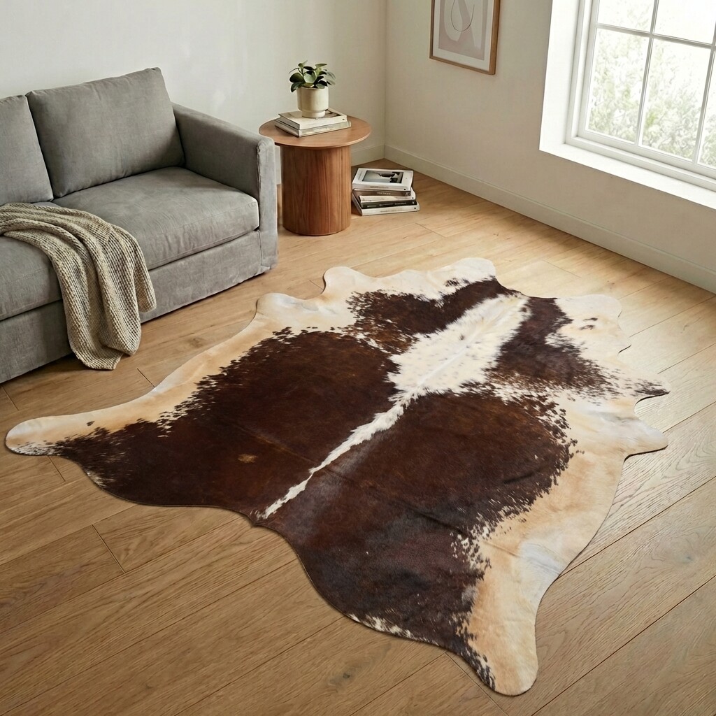 Koeienhuid Vloerkleed 241x216 cm - image 1