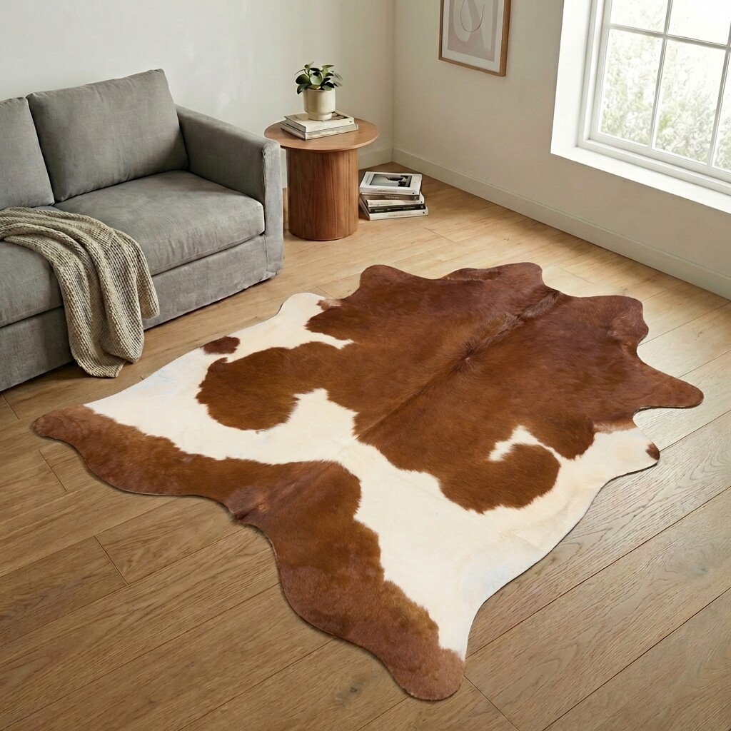 Koeienhuid Vloerkleed 231x228 cm - image 1
