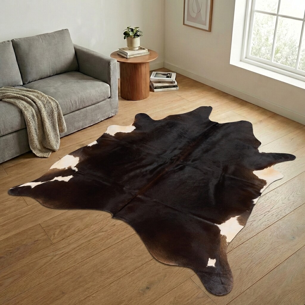 Koeienhuid Vloerkleed 254x210 cm - image 1