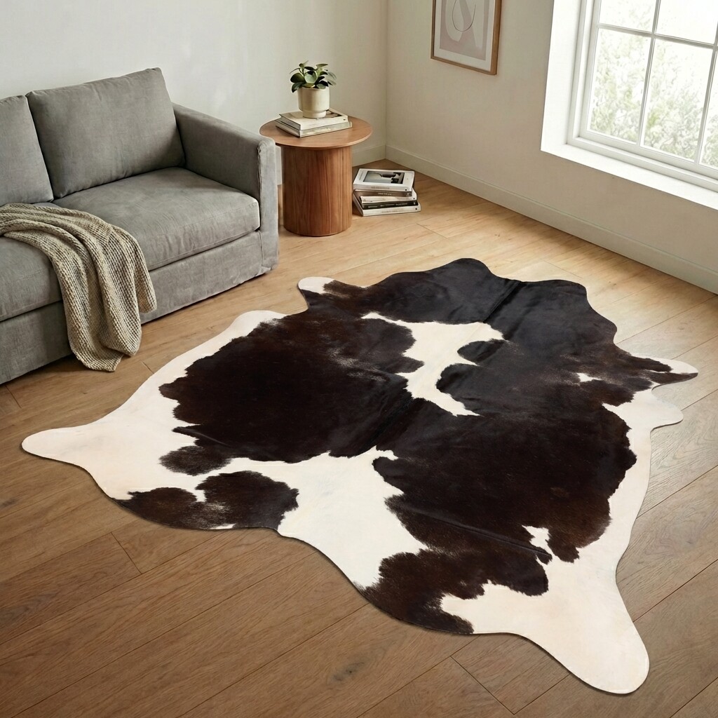 Koeienhuid Vloerkleed 236x210 cm - image 1