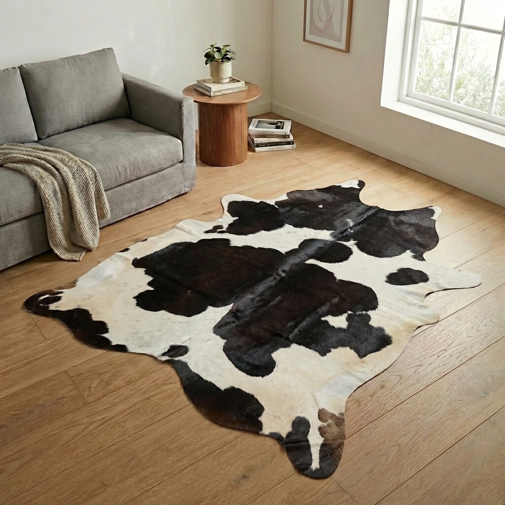 Koeienhuid Vloerkleed 242x215 cm - image 1