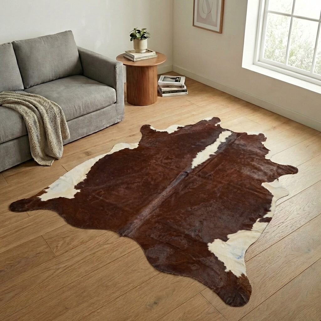 Koeienhuid Vloerkleed 246x225 cm - image 1