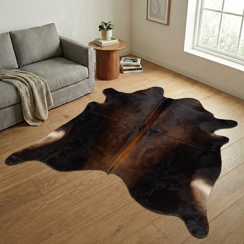 Koeienhuid Vloerkleed 232x227 cm - image 1