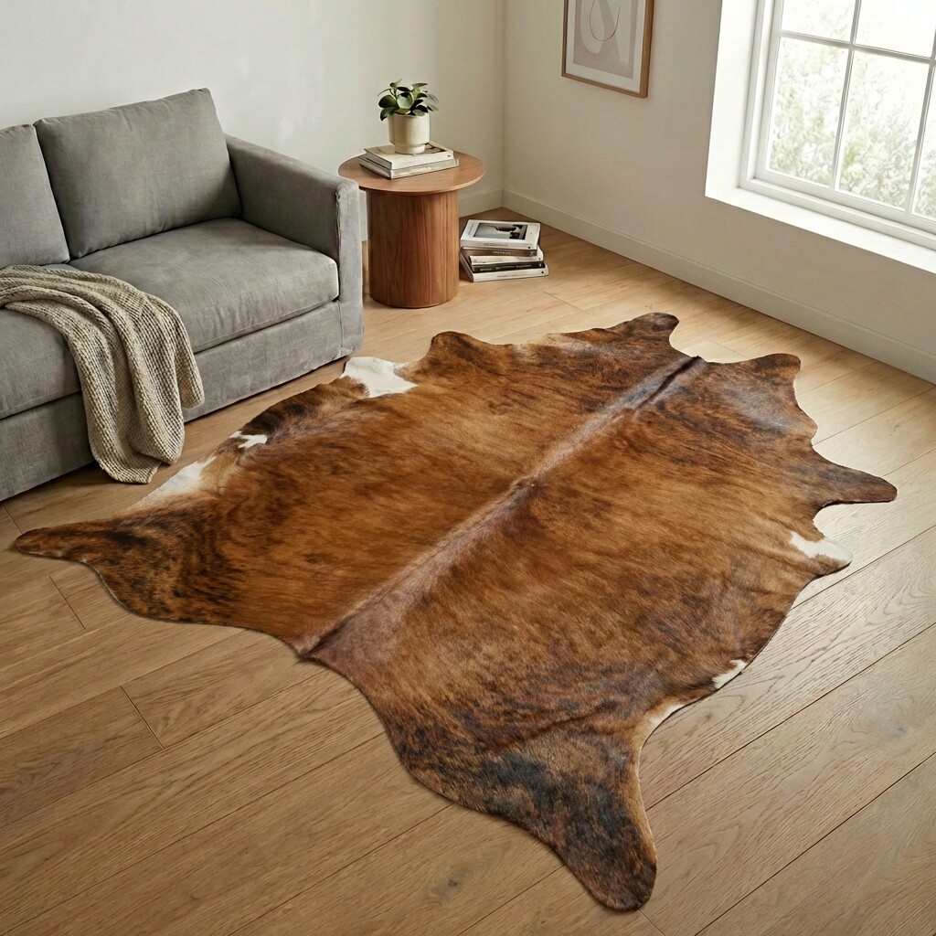 Koeienhuid Vloerkleed 246x217 cm - image 1